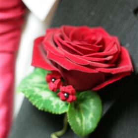 fwthumbRed rose with kalanchoe & cyclamen.jpg